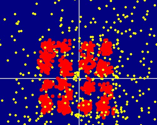 Picture of hole liquid (M=50)